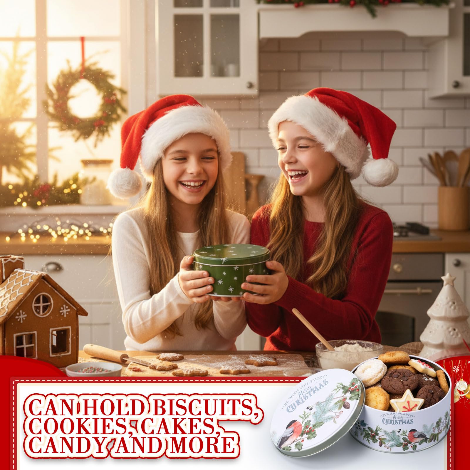 Yaomiao tinplate construction offers durable and reusable storage