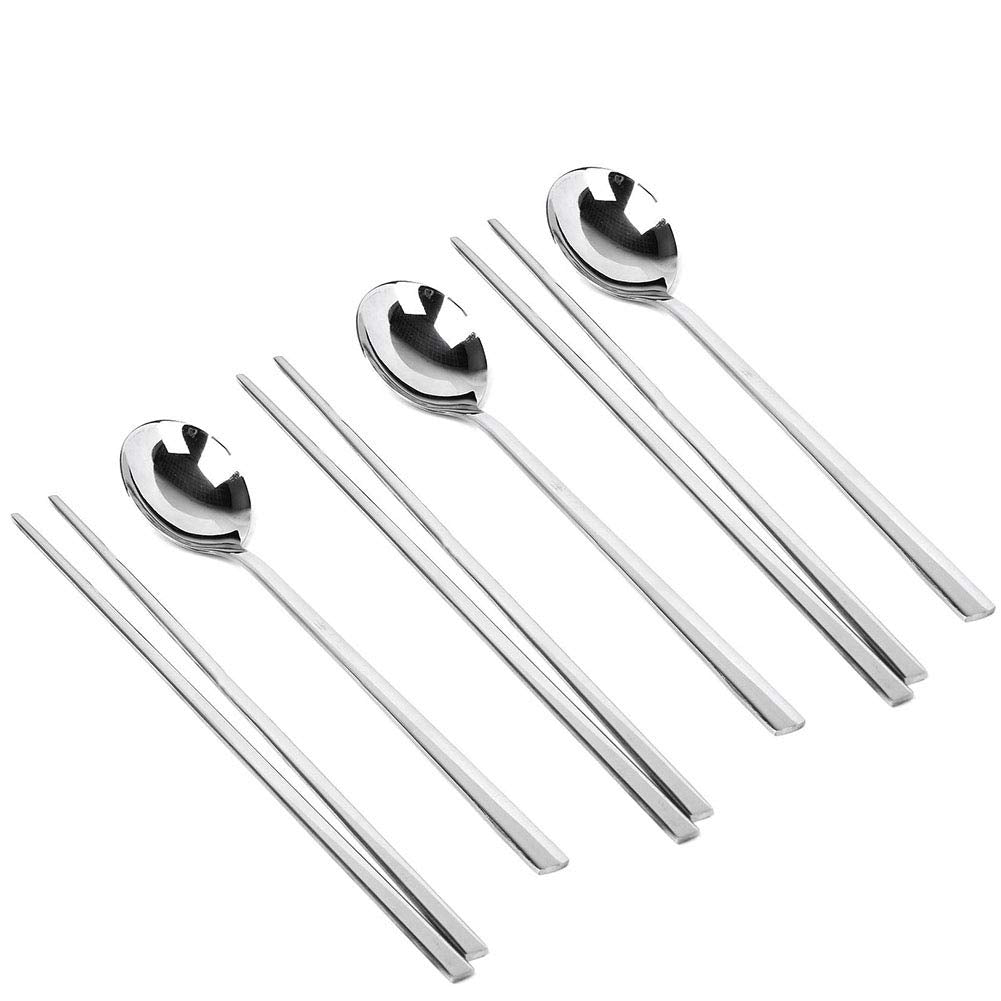YAPULLYA polished stainless spoons for daily meals with a comfortable grip