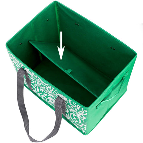 Yarlung orange design collapsible bags ideal for travel and errands