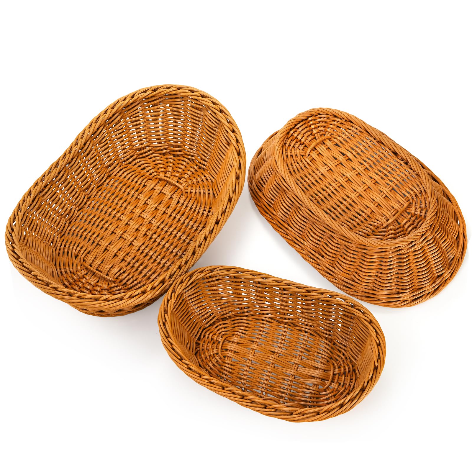 Yarlung nesting set of three sizes for versatile serving and display