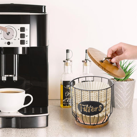 Yarlung coffee bar organizer keeps counter tidy and efficient.