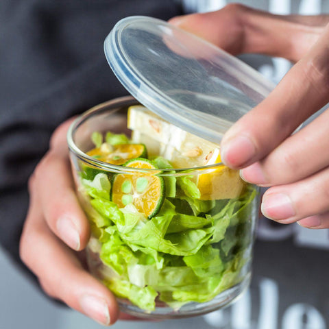 Yarlung fridge-storage bowls help organize snacks in the fridge.