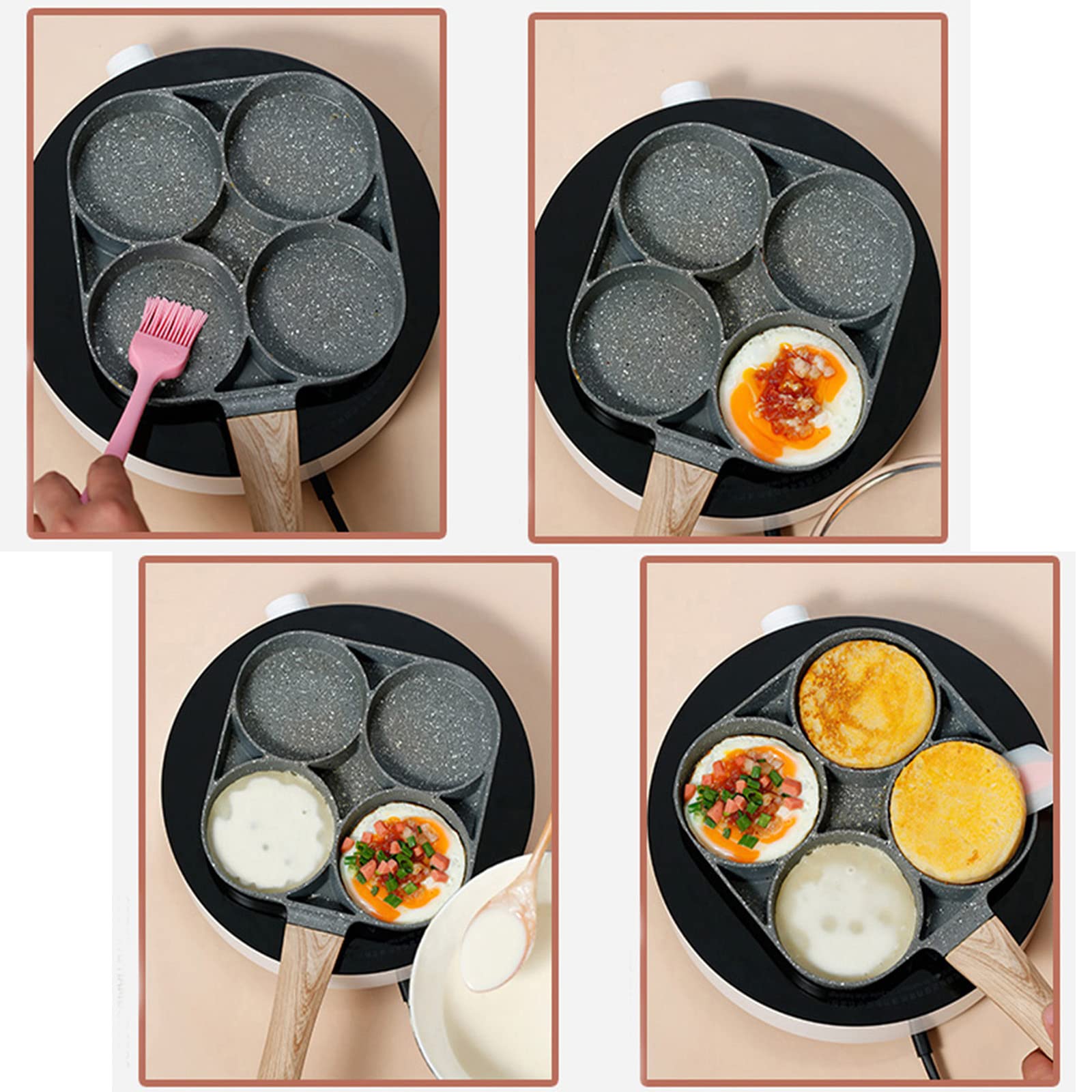 Yarlung outdoor camping egg pan designed for compact trips