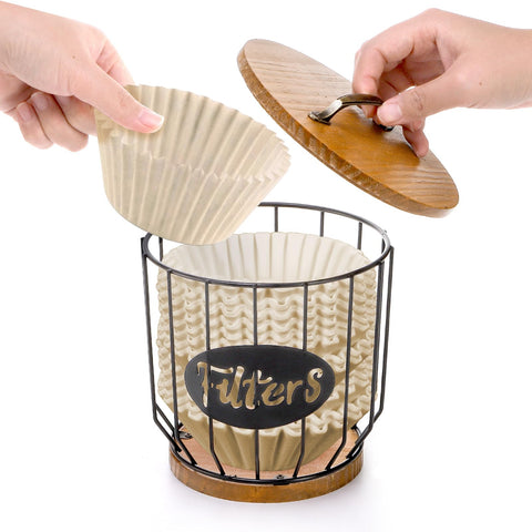 Yarlung rustic wooden base anchors the basket securely.