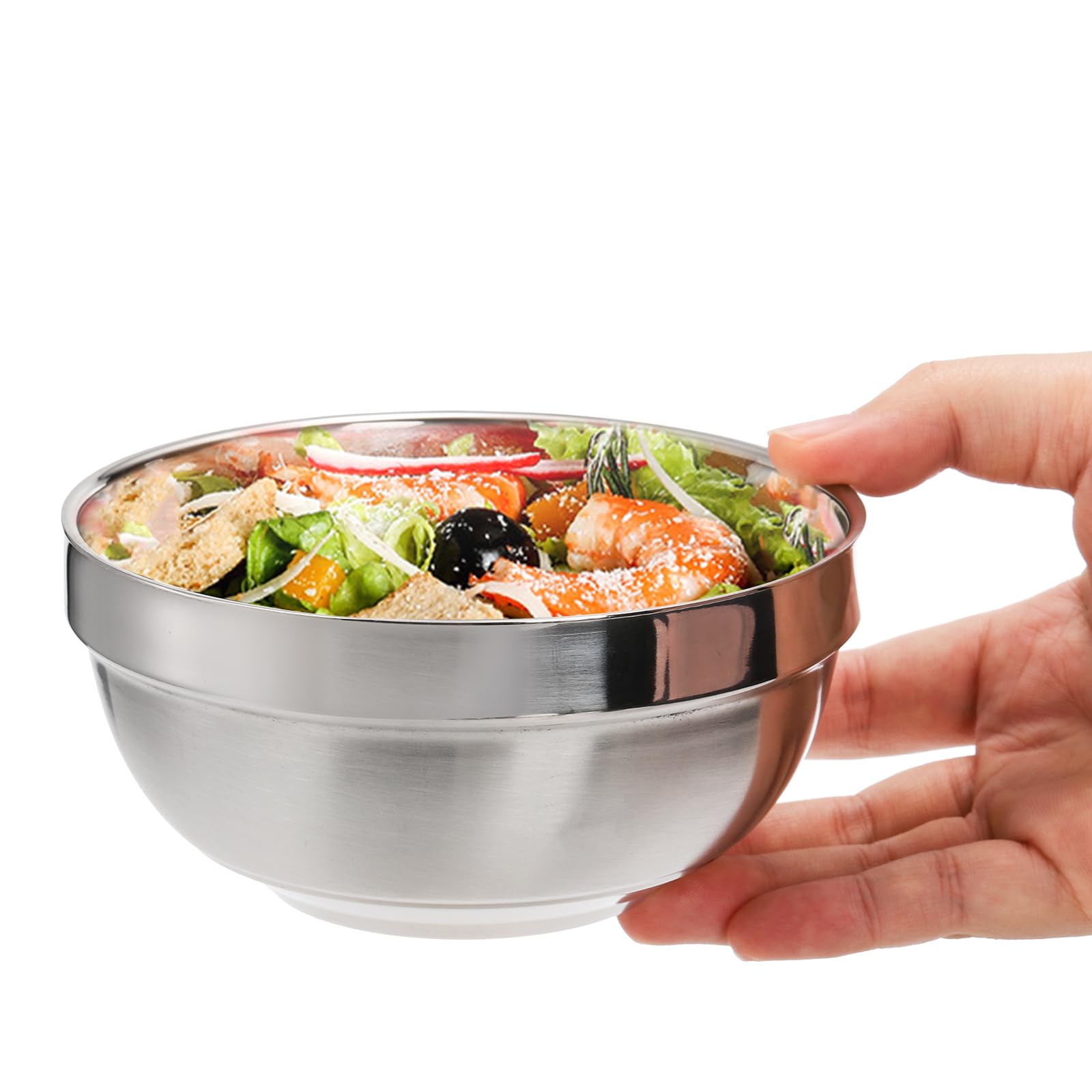 Yarlung stackable bowls save space in cabinets and during prep