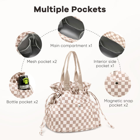 Yarnic side water bottle pockets help you stay hydrated while commuting