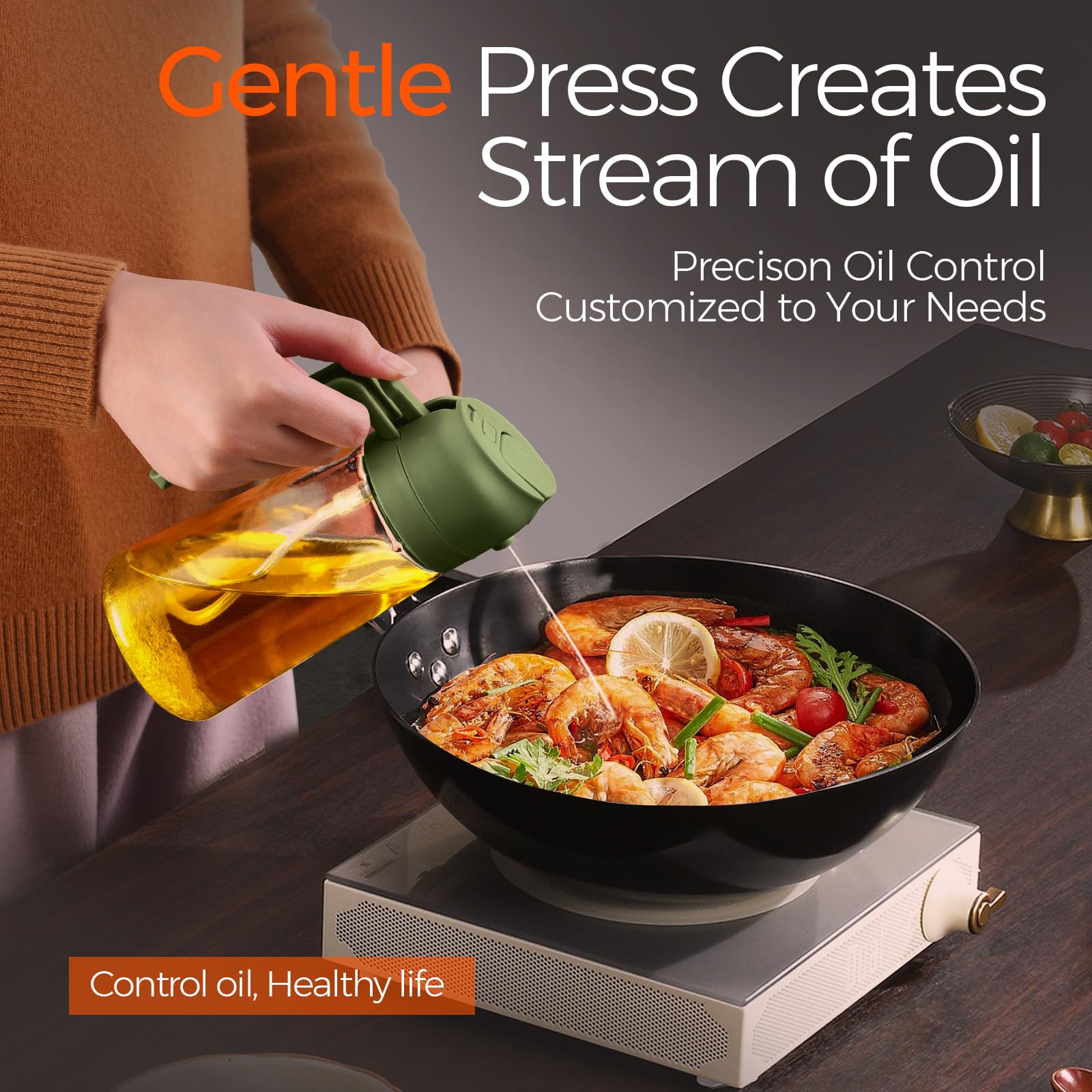 YARRAMATE BPA-free PP body ensures safe, durable kitchen use.