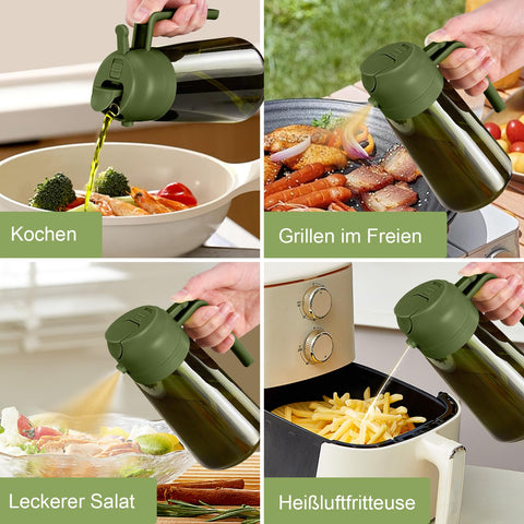 YARRAMATE compact 16oz bottle fits neatly in kitchen storage.