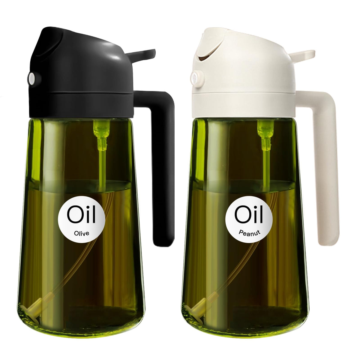 YARRAMATE 16oz oil dispenser with dual spray and pour for dressings.