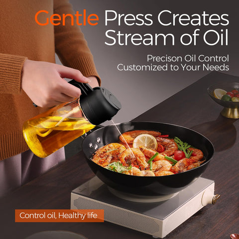 YARRAMATE olive oil dispenser 470 ml capacity for daily use