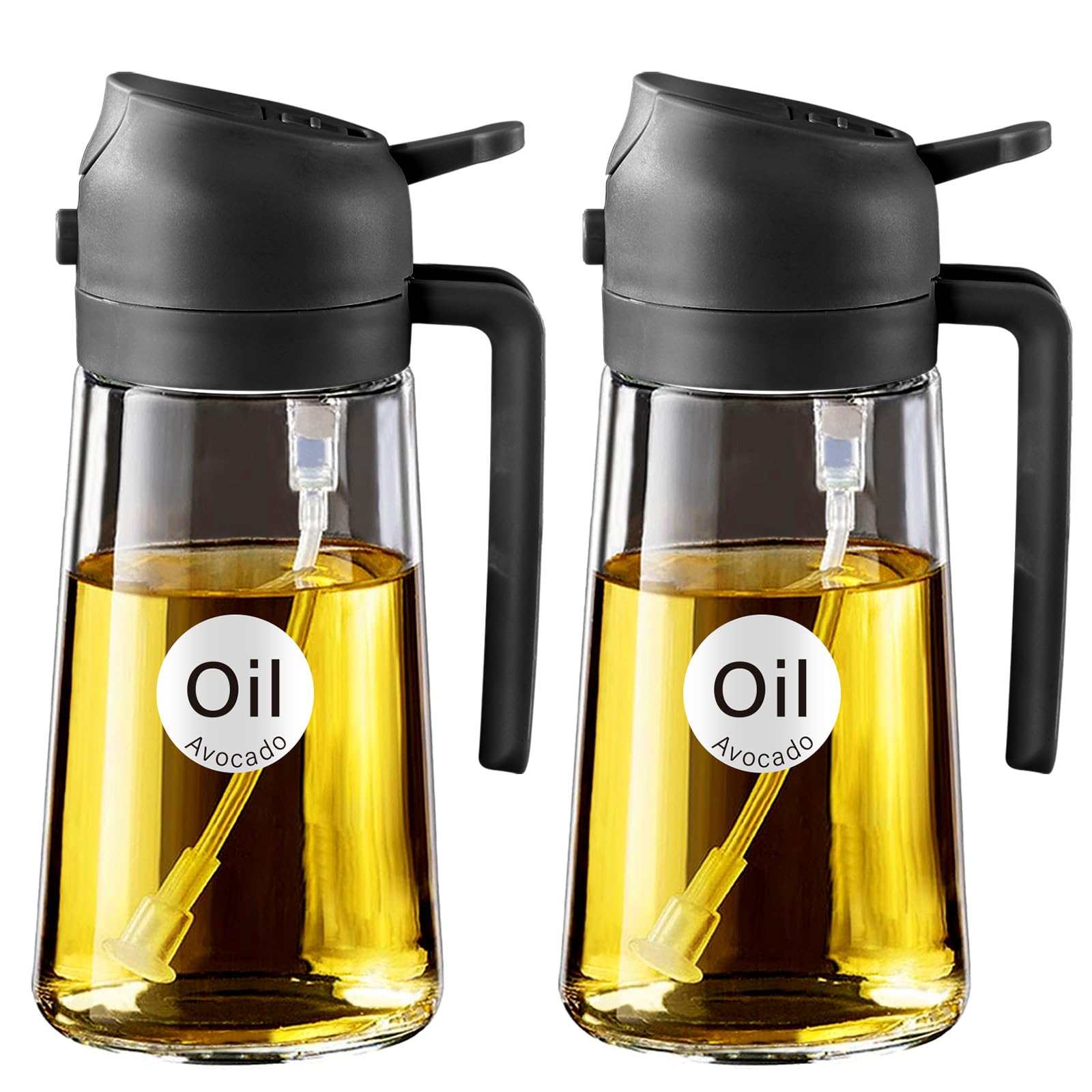 YARRAMATE olive oil dispenser dual function for spray and pour in the kitchen