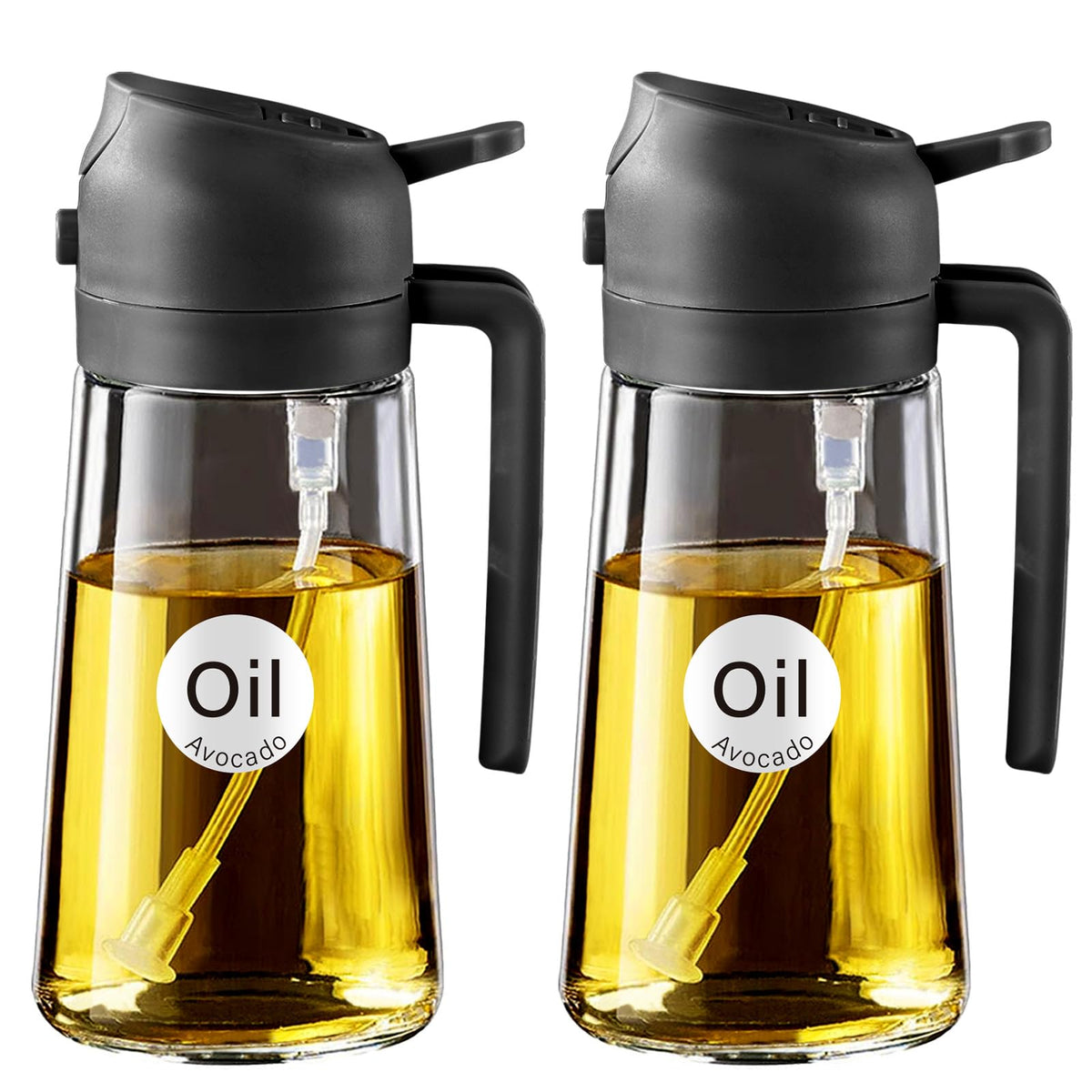 YARRAMATE olive oil dispenser dual function for spray and pour in the kitchen
