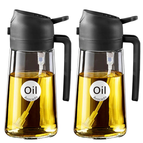 YARRAMATE olive oil dispenser dual function for spray and pour in the kitchen