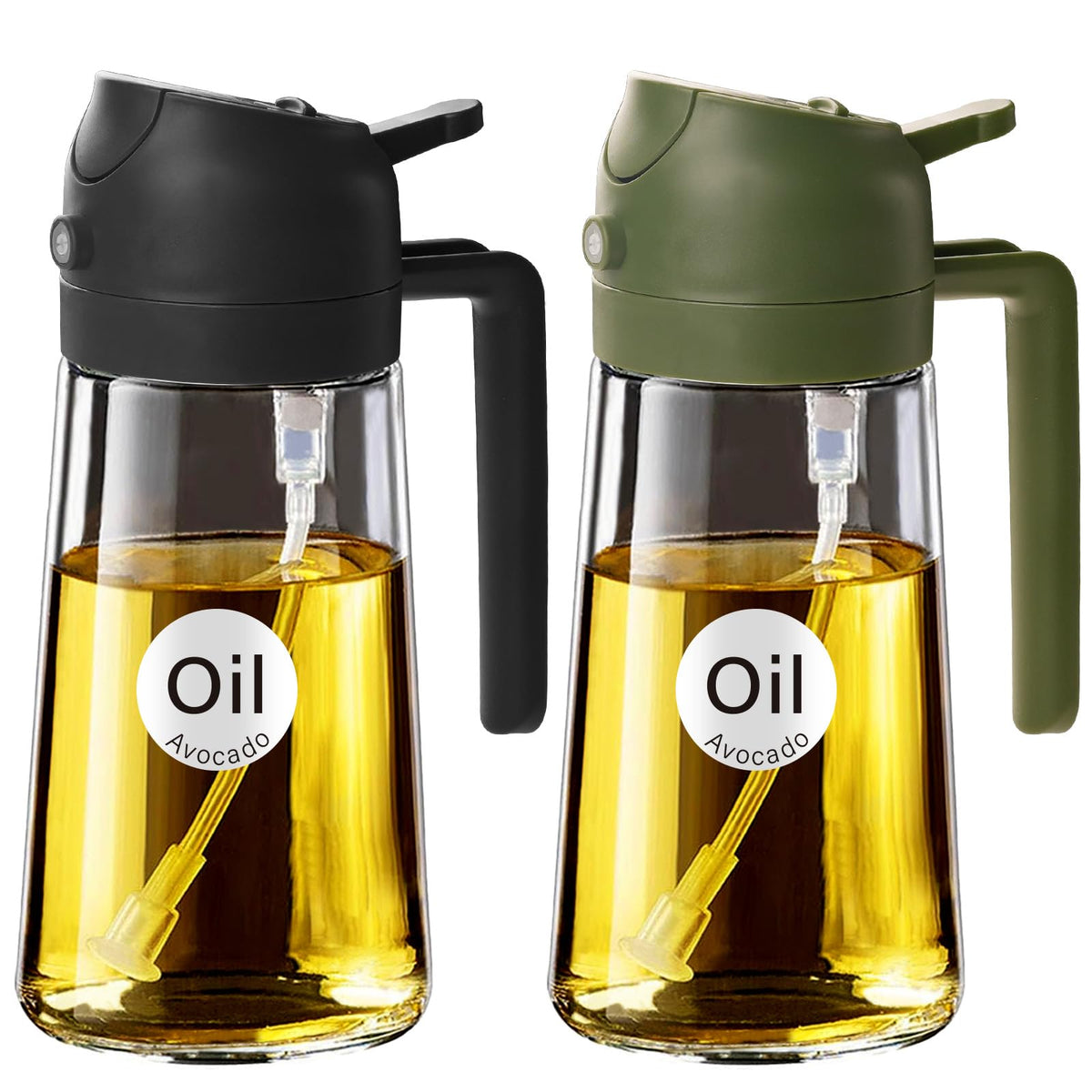 YARRAMATE olive oil sprayer bottle pour delivers precise salad dressing control.