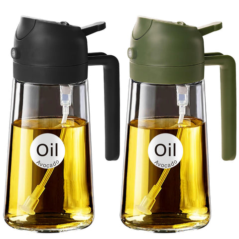 YARRAMATE olive oil sprayer bottle pour delivers precise salad dressing control.