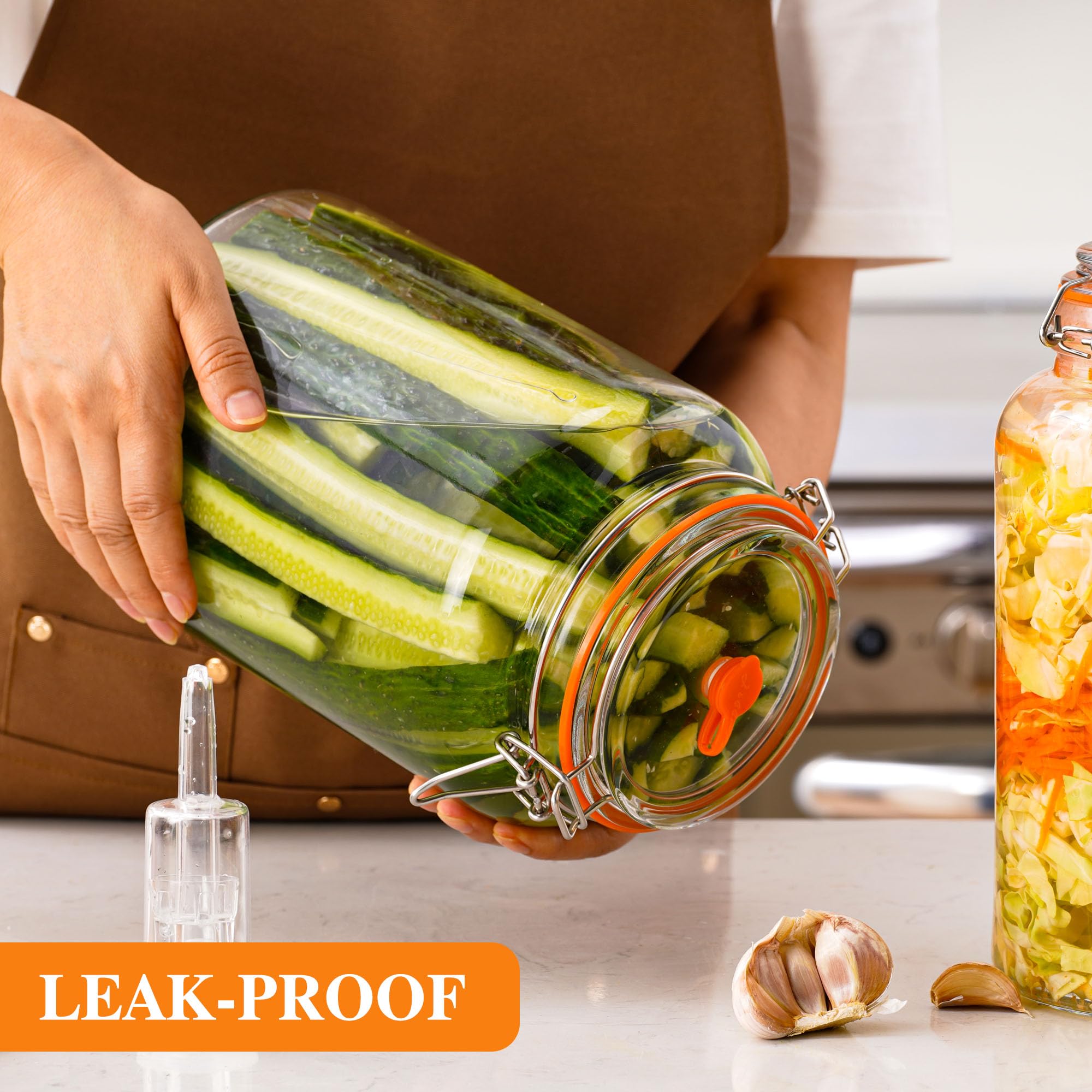 YARWELL easy-clean design simplifies post-fermentation cleanup.