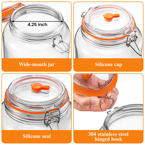 YARWELL silicone-grommets and seals support airtight fermentation.