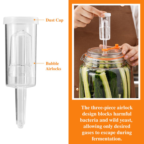 YARWELL spacious 1gal jar ideal for kraut and more.