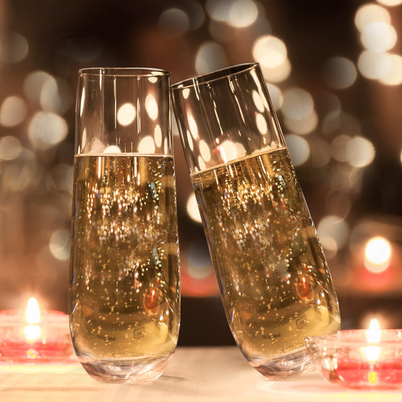 Yaschmo Mimosa glasses ideal for brunch and refreshing citrusy champagne blends.