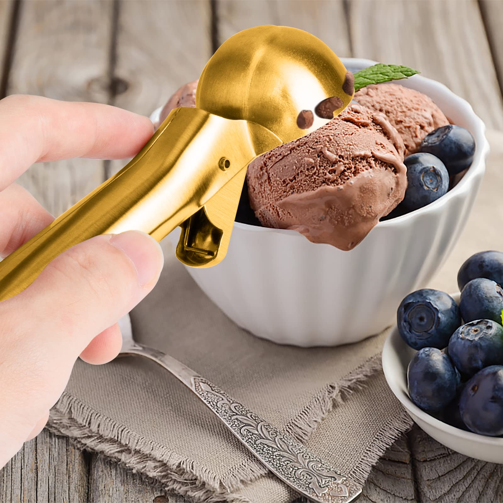 YasTant dishwasher safe scoop for easy cleaning after desserts