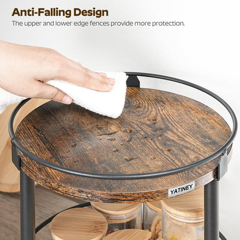 YATINEY 360-degree rotation enables quick reach of spices