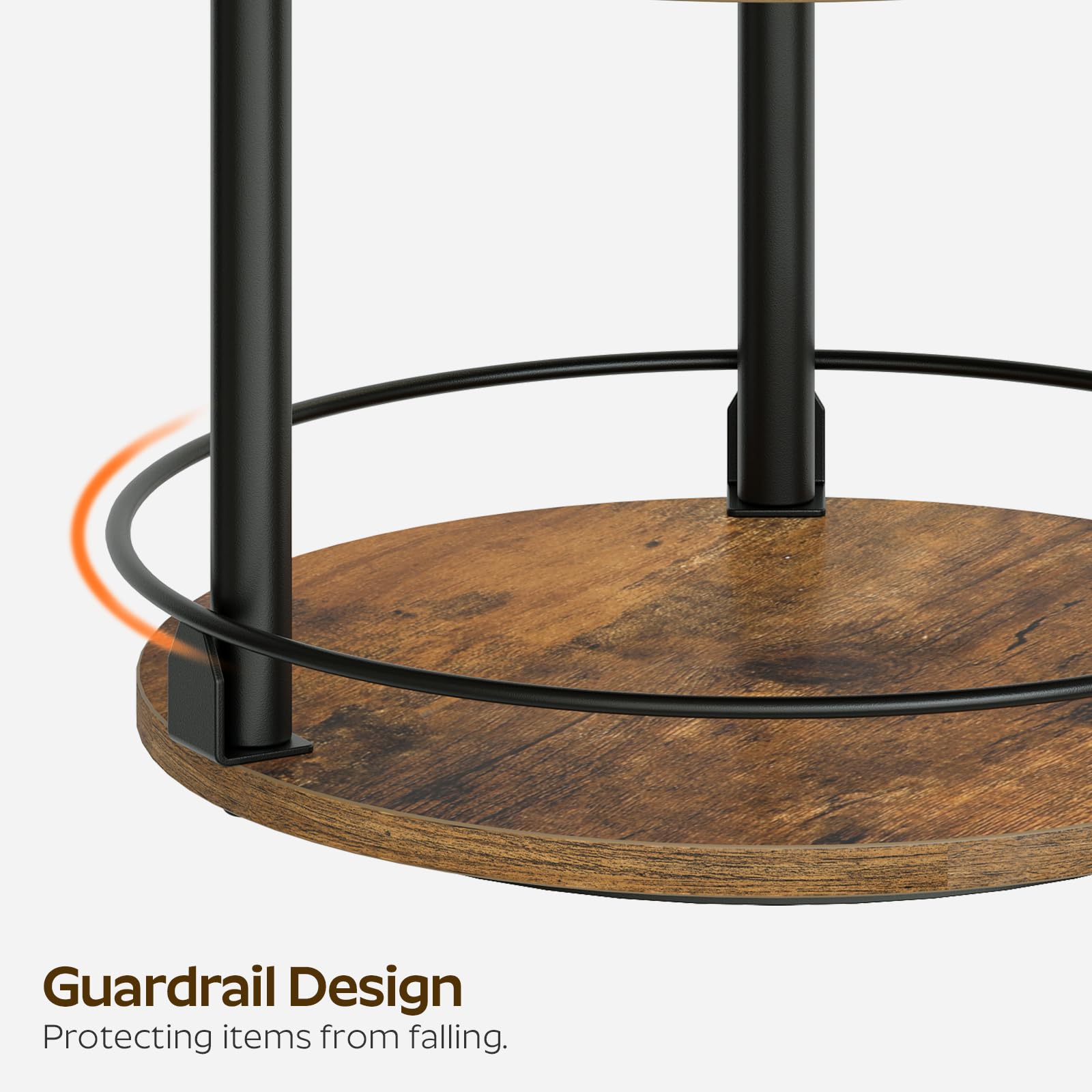 YATINEY spice organizer arrives with all hardware for quick assembly.