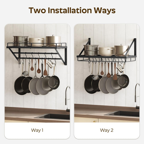 YATINEY black finish adds a modern touch to kitchen decor