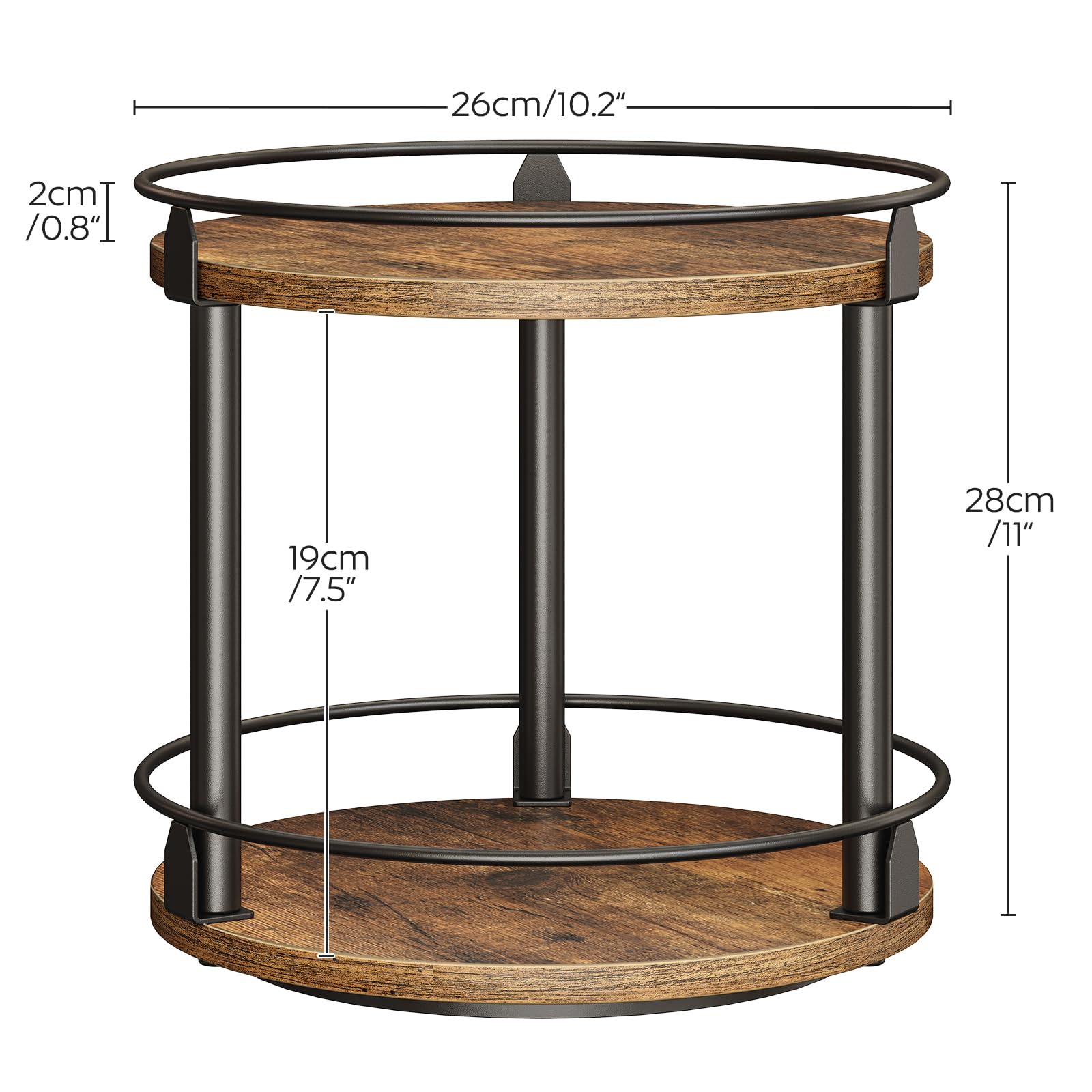 YATINEY dinner table spice access with swift spin when desired