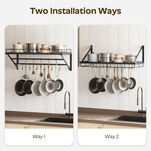 YATINEY wall mounted storage unit in modern kitchen