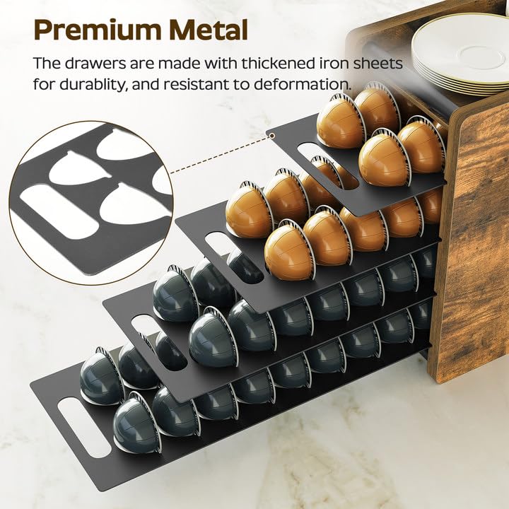 YATINEY rustic brown panel contrast adds vintage charm to any kitchen