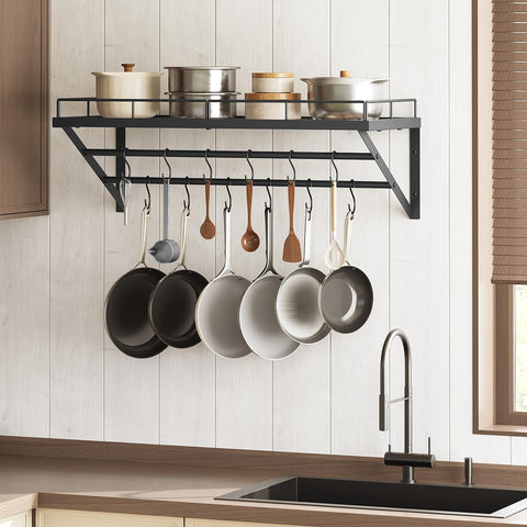 YATINEY space saving wall design keeps counters clear