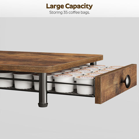 YATINEY wooden desktop surface paired with drawer illustrates versatile workspace