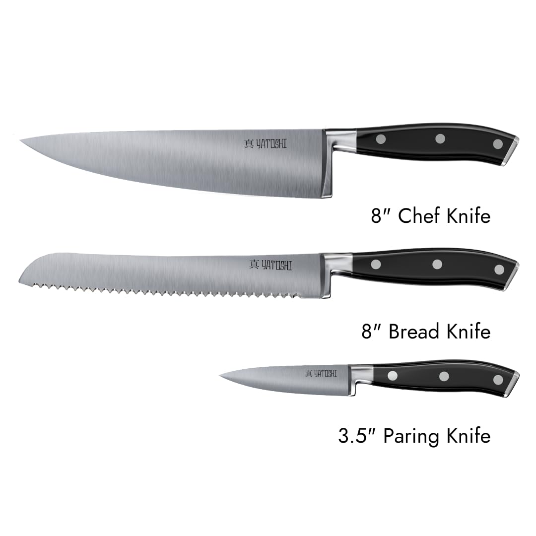 Yatoshi Knives 8-inch bread knife with serrated edge for clean cuts