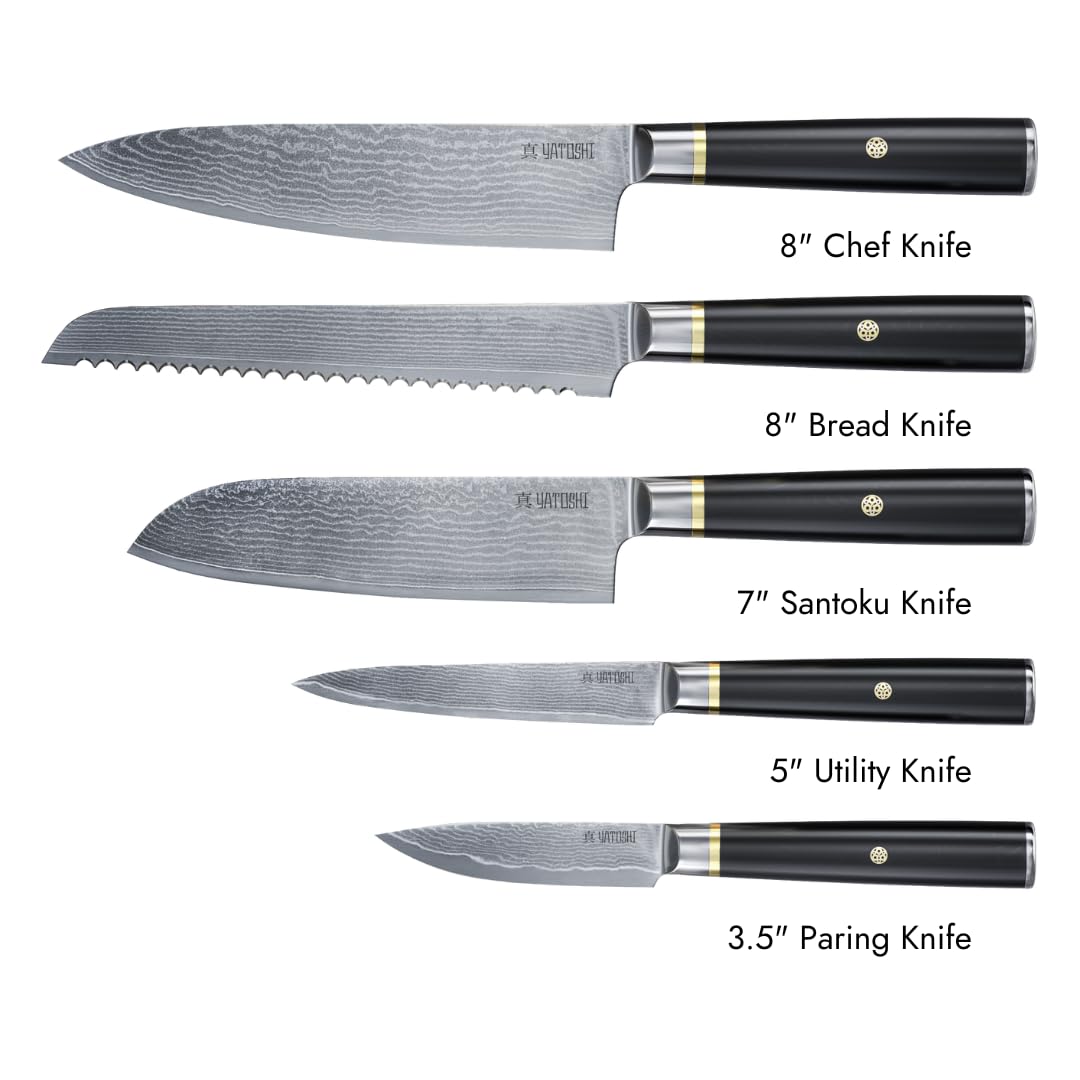 Yatoshi Knives 5-inch utility knife for everyday kitchen tasks.