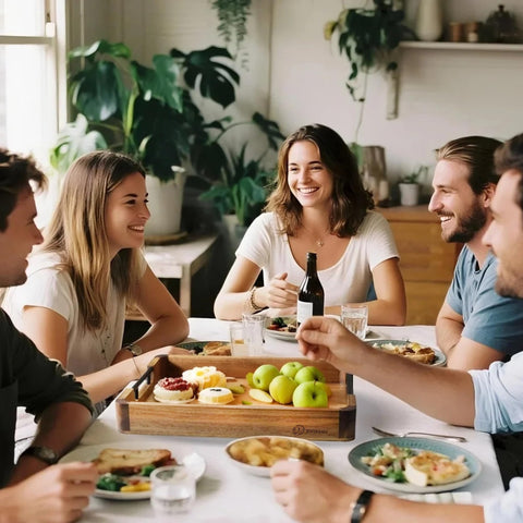 YaTriunfo serving tray on coffee table styled for contemporary living