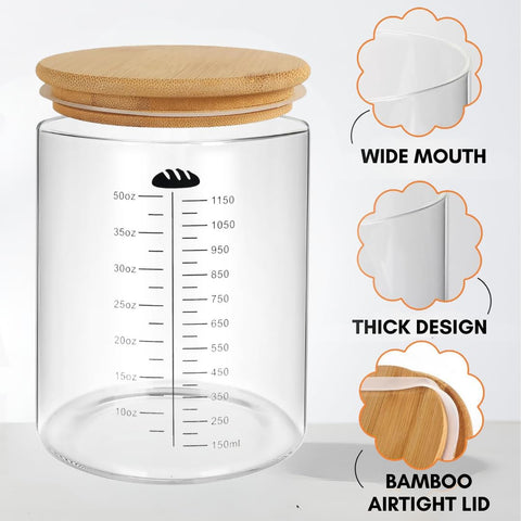 Yayacol bamboo lid keeps fermentation airtight.