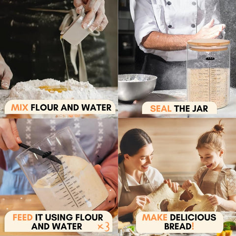 Yayacol fermentation jar supports steady dough fermentation.