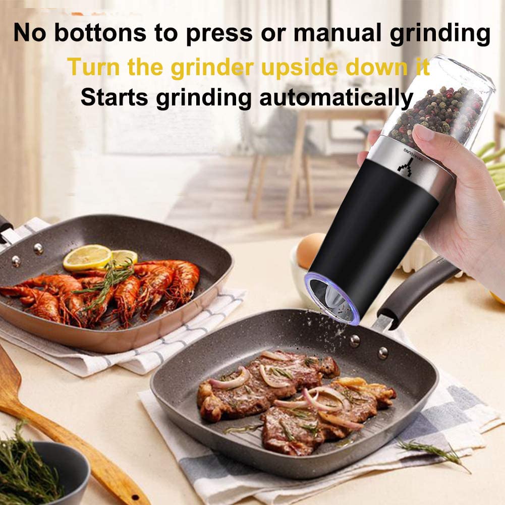 YAYAYOUNG gravity operation enables hands-free seasoning during gatherings.