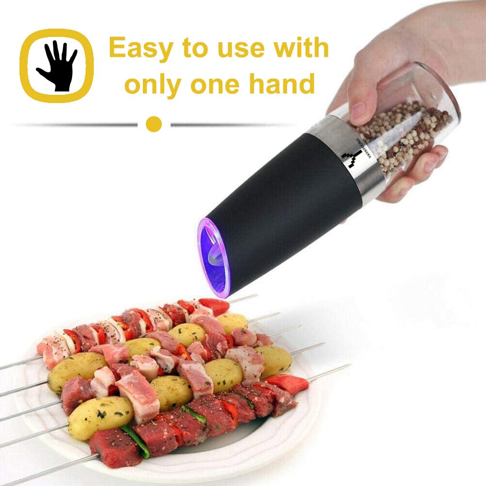 YAYAYOUNG gravity grinder refillable with large capacity for longer sessions between refills.