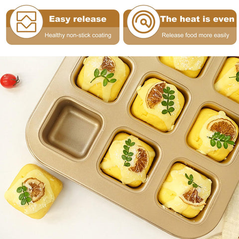 YAYODS carbon steel bakeware provides sturdy construction and even heat