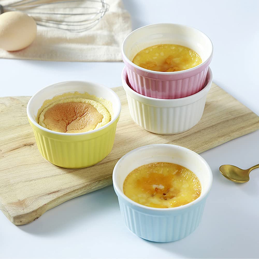YAZYLIFE heat-resistant ramekins suitable for freezer to oven use