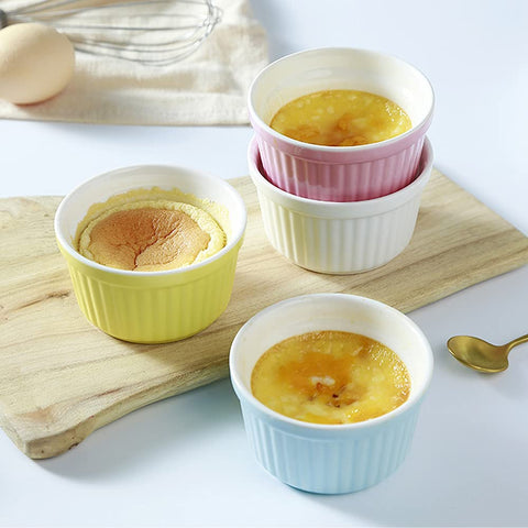 YAZYLIFE heat-resistant ramekins suitable for freezer to oven use