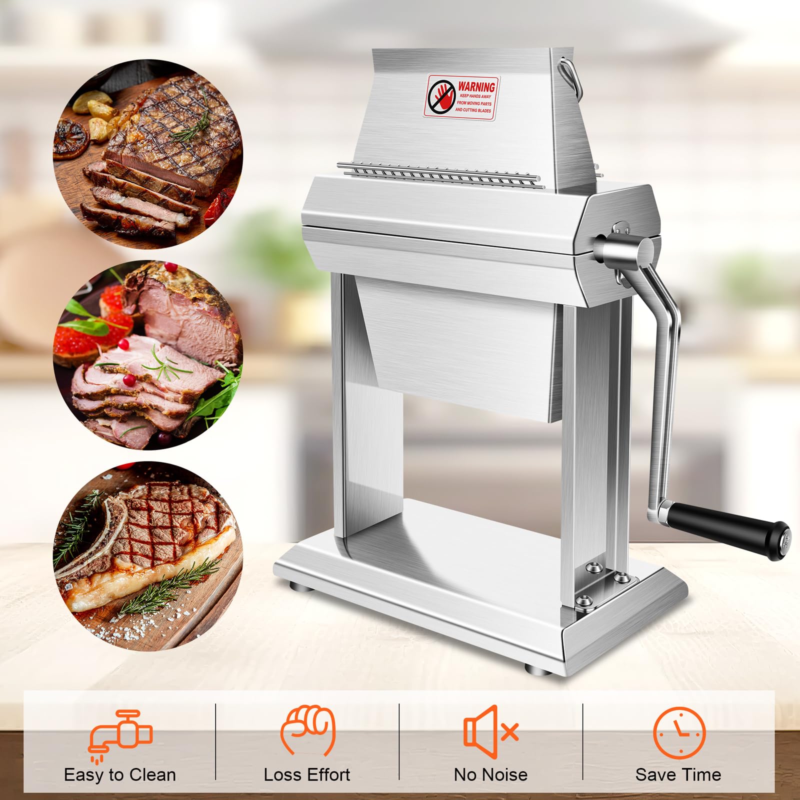 YBSVO tenderizer wide entrance suits thick steaks and pork chops
