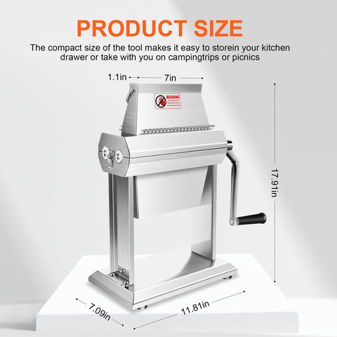 YBSVO tenderizer uses rust-resistant stainless steel blades for durability