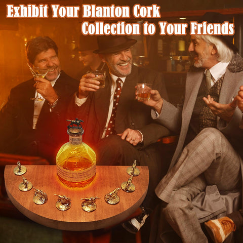 YCCOKJJ Blantons display showing eight cork holes for organized cork collection
