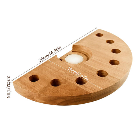 YCCOKJJ solid wood display stand with durable, premium craftsmanship