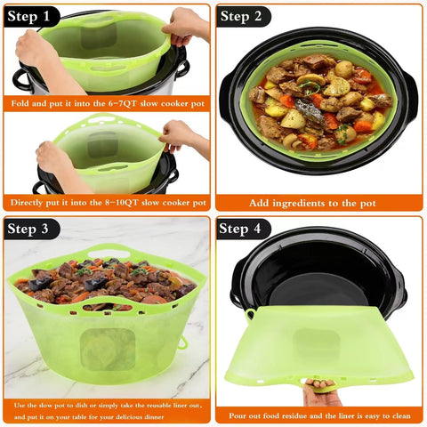 YCGCP liner with buttons and hooks for mess-free use in oval or round pots