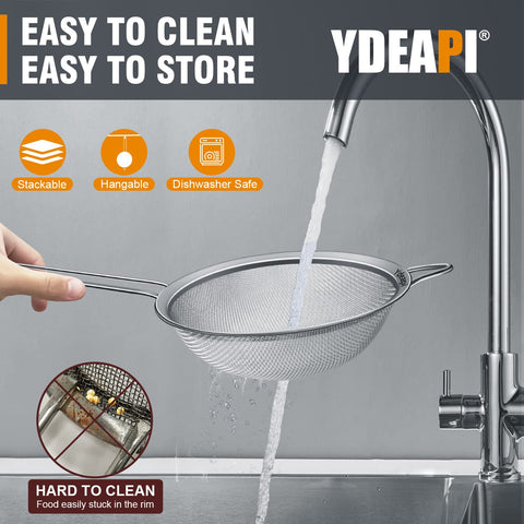 Ydeapi fine mesh strainer offers versatile kitchen tasks every day