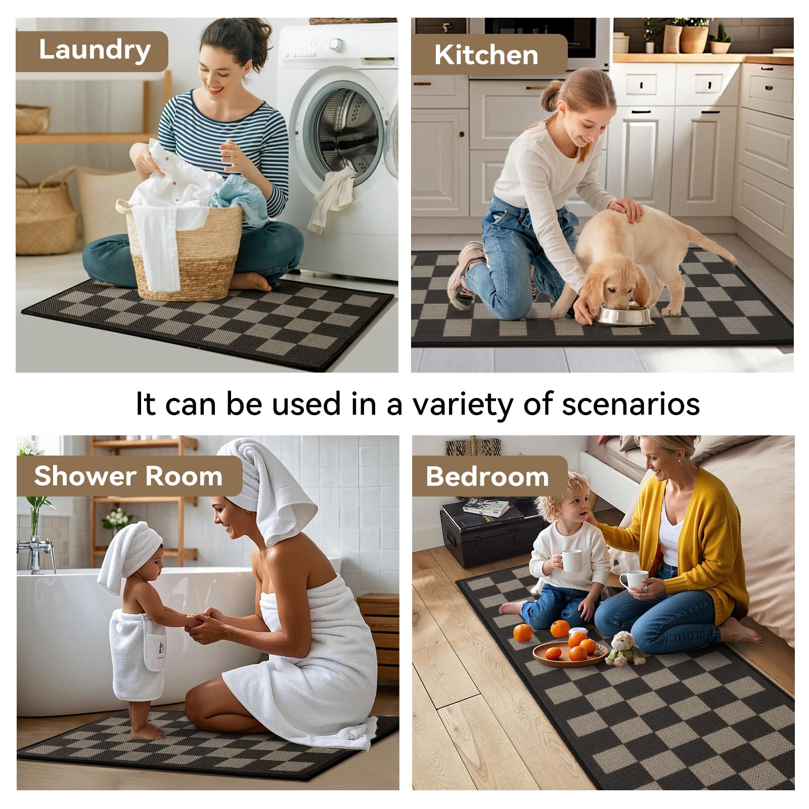 YDKGL anti-fatigue kitchen-floor-mat reduces fatigue while cooking.