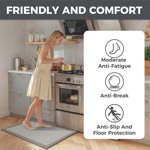 YDKGL durable mat with reinforced edges retains shape after washing and use.